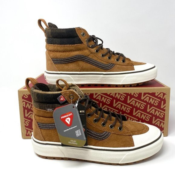 Vans Other - VANS Sk8-Hi Mte 2.0 Dx Glazed Ginger Brown Boots Winter Men's Size VN0A4P3IRIZ